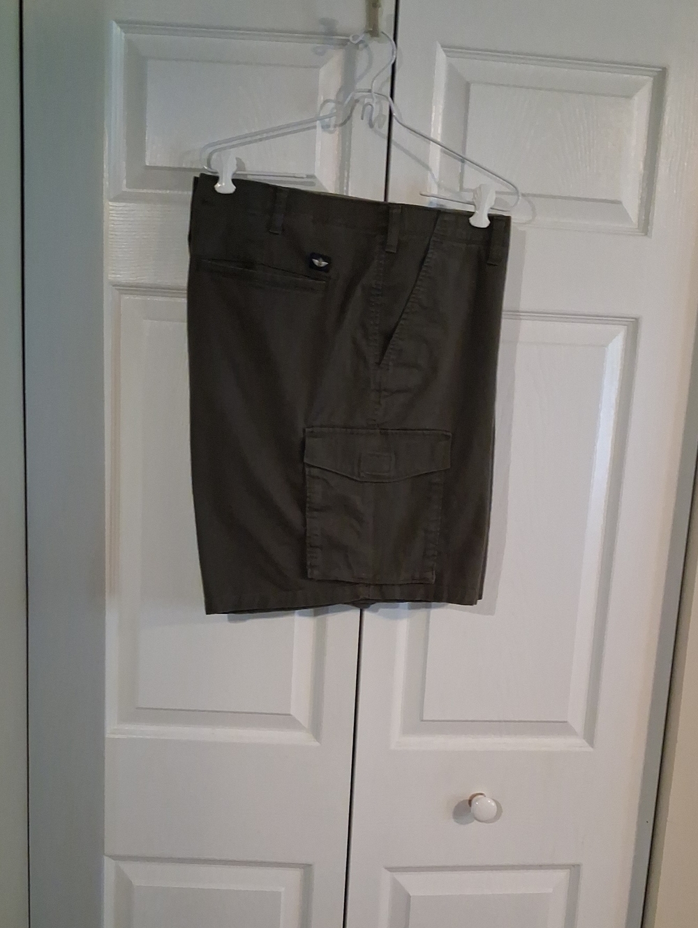 Men's Olive Green Cargo Shorts